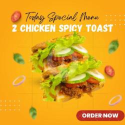 2 Chicken Spicy Toast