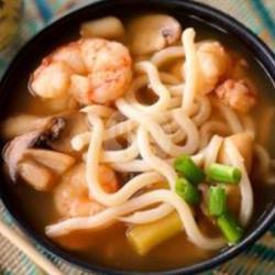 Shrimp Udon Noodle Soup