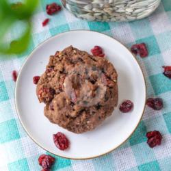 (gluten Free, Vegan) Chocolate And Cranberries Cookie