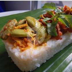 Nasi Bakar Pete