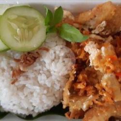 Nasi Tahu Geprek Sambel