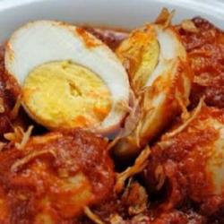 Nasi Kuning, Telur Itik Masak Habang