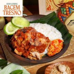 Paket Nasi Ayam Geprek Tepung Bacem