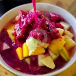 Buah Potong  Kuah Buah Naga Sepecial