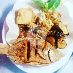 Pecel Ikan Nila Lalapan   Nasi