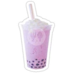 Ice Cotton Candy Boba Milk