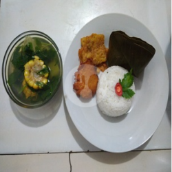 Nasi Botok Tahu Tempe   Sayur