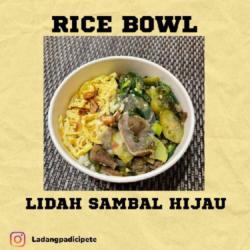 Rice Bowl Lidah Sapi Sambal Hijau