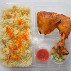 Nasi Mandi Lauk Ayam         (beras Basmati)