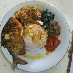 Nasi Padang Bawal Goreng