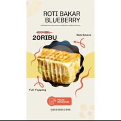 Roti Bakar Blueberry