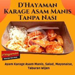 Dihayaman Karage Asam Manis (tanpa Nasi)