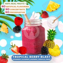 Tropical Berry Blast Yogurt Smoothie