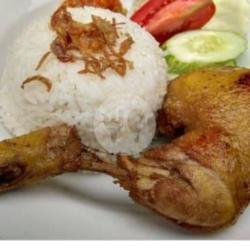 Paket Nasi Ayam Goreng Dada / Paha Utuh, Sambal Goang Garung