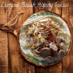 Lumpia Basah Toping Bakso