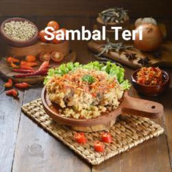 Chicken Geprek Sambal Teri