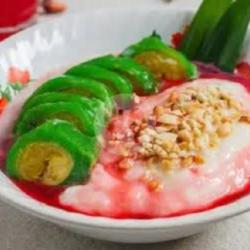 Es Pisang Ijo Full Kacang Susu