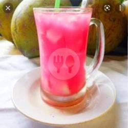 Es Kelapa Sirup Merah