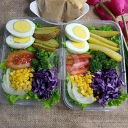 Paket Hemat 2box Salad Sayur 500ml Dressing Mayo Wijen Sangrai