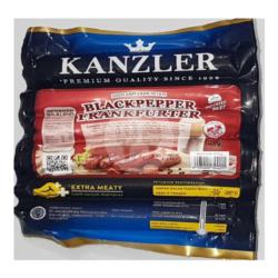 Sosis Kanzler Blackpepper Frankfurter 300gram