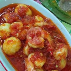 Sambal Udang Telur Puyuh Perporsinya