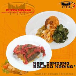 Nasi Dendeng Balado Kering