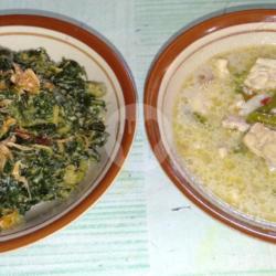 Paket 12 (gudeg Gori/daun Kates - Sayur Lombok Tempe)