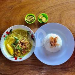 Soto Lamongan   Nasi Putih