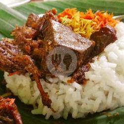 Nasi Krawu Daging   Ayam