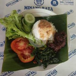 Nasi Padang Daging Rendang Populer