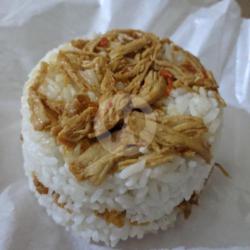 Nasi Burger Isi Ayam