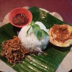 Nasi Telor Ceplok Geprek   Mie