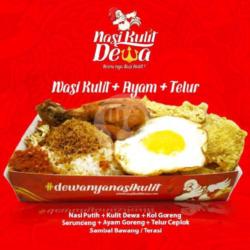 Nasi Kulit   Ayam   Telur