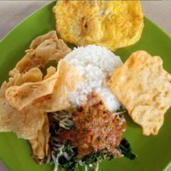 Nasi Pecel   Telor Dadar/ Ceplok