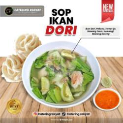 Sop Ikan Dori   Kerupuk