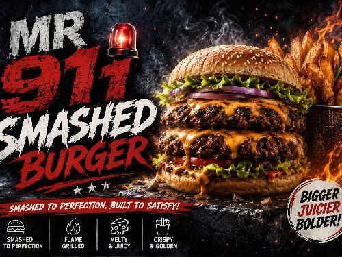 MR 911 SMASH BURGER