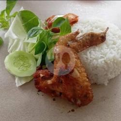 Nasi   Ayam Sayap Goreng