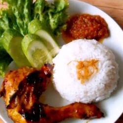 Nasi Penyetan Ayam Bakar