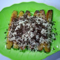 Pisang Bakar Keju Cokelat