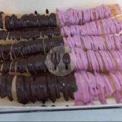 Banana Roll Glaze Taro Dan Coklat