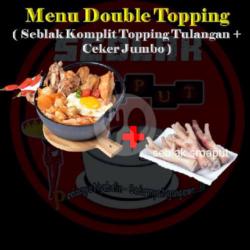 Seblak Komplit Double Toping Ceker   Tulangan