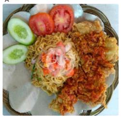 Geprek Telur Mie Goreng Tanpa Nasi