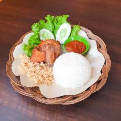Paket Ayam Tulang Lunak   Nasi