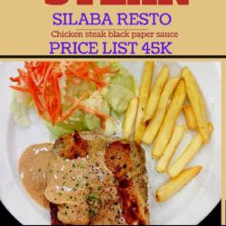 Chicken Steak Blackpaper Sauce