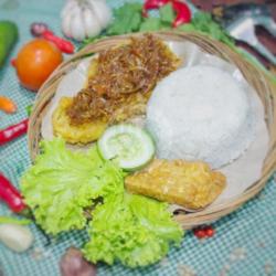 Ayam Geprek Teri   Nasi