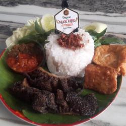 Nasi Empal   Sambal Pencit