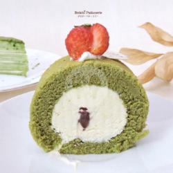 Slice Fluffy Roll Matcha Adzuki