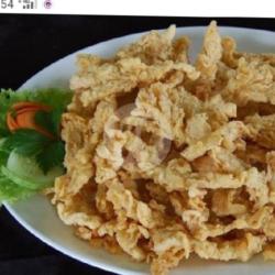 Nasi   Jamur Krispy Di Balur Smbel Liza   Es Teh