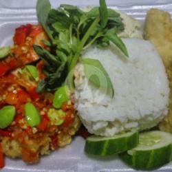 Ayam Geprek Sambal Udang Pete