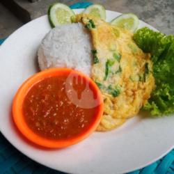 Nasi Sambel Telor Dadar